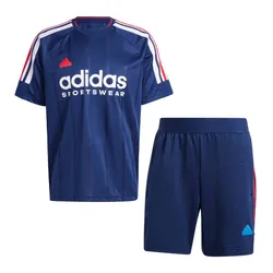 Bộ Thể Thao Nam Adidas House Of Tiro Nations Pack IY4506/IY4490 Màu Xanh Blue Size S (Form Âu) (Quần up size)