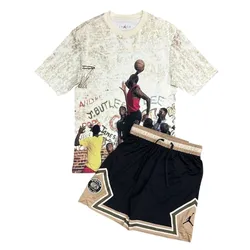 Bộ Thể Thao Nam Nike Air Jordan 85 Sail White Legendary Light Màu Be/Đen Size XS (Form Âu)
