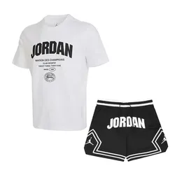 Bộ Thể Thao Nam Nike Jordan Sport Men's Dri-FIT Màu Đen Trắng Size XL