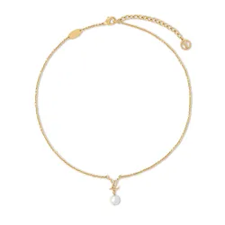 Dây Chuyền Nữ Louis Vuitton LV Iconic Louisa Necklacev M01623 Màu Vàng