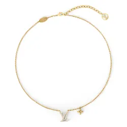 Dây Chuyền Nữ Louis Vuitton LV Iconic Necklace Gold M00596 Màu Vàng