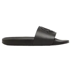 Dép Moncler Basile Rubber Sliders Black Màu Đen Size 36