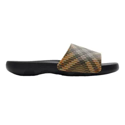 Dép Nữ Burberry Check Dive Slides Sand 81021391 Màu Be/Đen Size 36