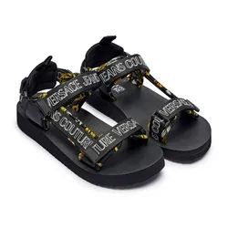 Dép Sandal Nam Versace Jeans Couture 78YA3S7B ZSC21 G89 Màu Đen Họa Tiết Size 39