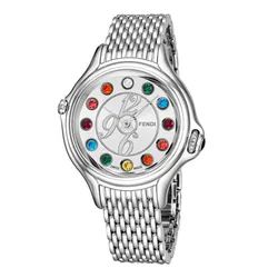 Đồng Hồ Nữ Fendi Crazy Carats Ladies Watch Watch F105036000T01 Màu Bạc