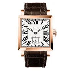 Đồng Hồ Nam Agelocer Codex 3302D2 Màu Nâu - Vàng Hồng