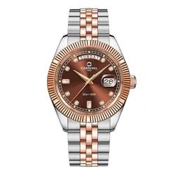 Đồng Hồ Nam Carnival Quartz Watch 8190G-CH-N Màu Demi Mặt Nâu