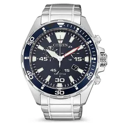 Đồng Hồ Nam Citizen AT2431-87L Eco Drive Men Watch Màu Xanh Bạc