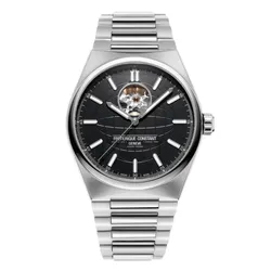 Đồng Hồ Nam Frederique Constant Heart Beat Highlife - FC-310B4NH6B (FC310B4NH6B) Màu Bạc Đen (Tặng Kèm Bộ Dây Hãng)