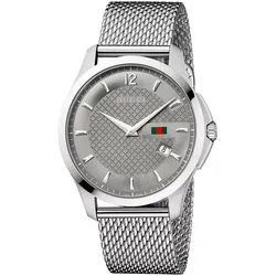 Đồng Hồ Nam Gucci YA126301 Timeless Swiss Watch 40mm Màu Xám