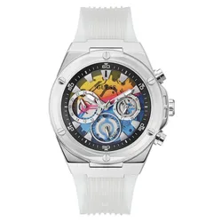 Đồng Hồ Nam Guess Quartz GW0425G4 Silver Tone Watch Màu Trắng Bạc