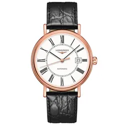 Đồng Hồ Nam Longines Présence Roman L4.922.1.11.2 (L49221112) Màu Đen Trắng