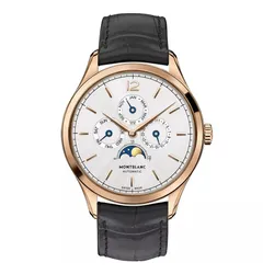 Đồng Hồ Nam Montblanc Heritage 112535 Chronométrie Quantième 40 Màu Đen - Vàng Hồng