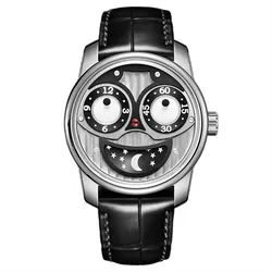 Đồng Hồ Nam Oblvlo Jm-Bob Watches Màu Đen - Bạc
