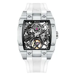 Đồng Hồ Nam Oblvlo Sport EM-ST-SBWW Màu Đen Trắng