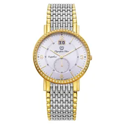 Đồng Hồ Nam Olympia Star OPA58012-04DMSK-T Màu Demi (Vàng - Bạc)
