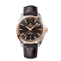 Đồng Hồ Nam Omega Terra Co-Axial Chronometer Day-Date Watch 231.23.42.22.06.001 Màu Nâu