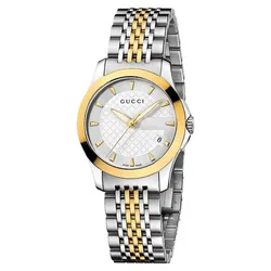 Đồng Hồ Nữ Gucci Quartz YA126511 G-Timeless Màu Trắng - Vàng