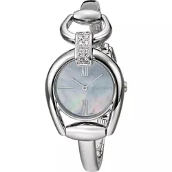Đồng Hồ Nữ Gucci YA139504 Horsebit Collection Diamond Màu Bạc