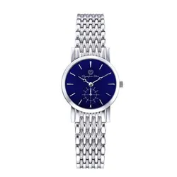 Đồng Hồ Nữ Olympia Star OPA58082LS-X Màu Xanh Bạc