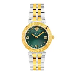 Đồng Hồ Nữ Versace Daphnis Green Dial Watch VEOCA0424 Màu Demi Mặt Xanh