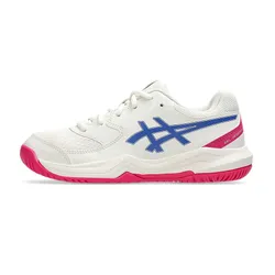 Giày Pickleball/Tennis Asics Gel-Dedicate 8 GS Kids Cream/Dark Cobalt Shoes 1044A077-105 Màu Kem Hồng Size 36