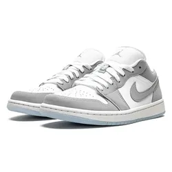 Giày Thể Thao Nike Air Jordan 1 Low White Wolf Grey W DC0774-105 Màu Trắng Xám Size 35.5