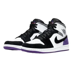 Giày Thể Thao Nike Air Jordan 1 Mid SE Varsity Purple 852542-105 Màu Tím Size 42