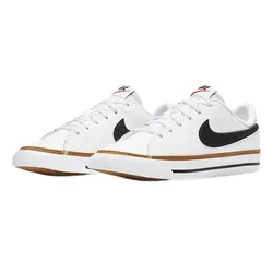 Giày Thể Thao Nike Court Legacy GS White Black Desert Ochre Shoes DA5380-102 Màu Trắng - Đen Size 35.5