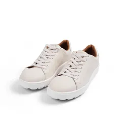 Giày Thể Thao Nữ Geox Spherica Ecub-1 Woman Low Top Sneaker Plain Papyrus/Light Gold Màu Be Nhạt Size 36