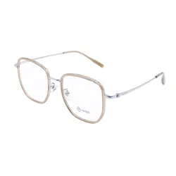 Gọng Kính Unisex Ancci AC34608 C5 Màu Be Bạc