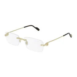 Gọng Kính Unisex Cartier CT0259O 002 Màu Vàng Havana