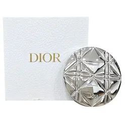Gương Trang Điểm Nữ Christian Dior Beauty VIP GWP Gift Metalic Quilted Compact Mirror Màu Bạc