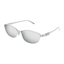 Kính Mát Balenciaga Sunglasses BB0357SA 002 Màu Xám Bạc