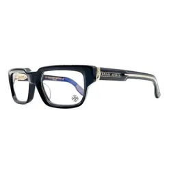 Kính Mắt Cận Chrome Hearts 2 Thick BK/GP Glasses Frame Màu Đen