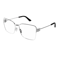 Kính Mắt Cận Unisex Balenciaga Everyday Sunglasses BB0339O 002 Silver Màu Bạc