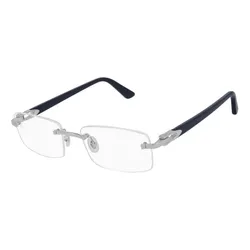Gọng Kính Unisex Cartier Signature C De Cartier CT0287O 004 Đen/ Trong Suốt