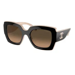 Kính Mắt Nữ Chanel Sunglasses CH6059 C53443 Màu Đen Be