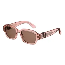 Kính Mát Dior Oblique S2I 40F0 Rectangular Sunglasses Màu Hồng Nâu