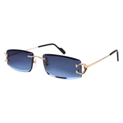 Kính Mát Nam Cartier Sunglasses CT0465S 002 Màu Xanh Blue