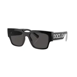 Kính Mát Nam Dolce & Gabbana D&G Sunglasses 0DG6184 501/8752 Màu Xám/Đen