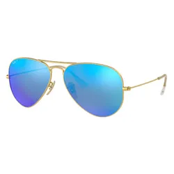Kính Mát Nam Rayban Polarized Sunglasses 0RB3025 112/4L58 Màu Xanh Blue