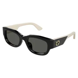 Kính Mát Nữ Gucci GG1667SK 001 Sunglasses Màu Đen Trắng