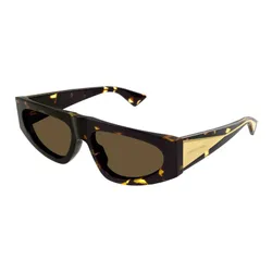 Kính Mát Unisex Bottega Veneta Sunglasses BV1277S 002 Màu Nâu Havana