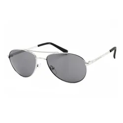 Kính Mát Unisex Calvin Klein Grey Pilot Sunglasses Sunglasses CKR165S 045 55 Màu Xám