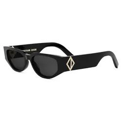 Kính Mát Unisex Dior CD Diamond S7I 10A0 Sunglasses Màu Đen