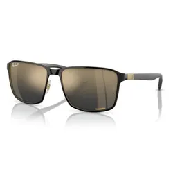 Kính Mát Unisex Rayban 0RB3721CH 187/J059 Màu Đen - Vàng
