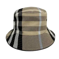 Mũ Burberry Purchase History Bucket 8040530 Màu Nâu Đen Caro Size S