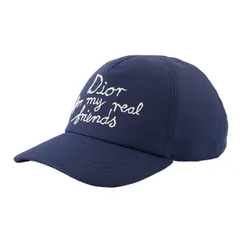 Mũ Dior Adjustable Cotton Cap Màu Xanh Navy
