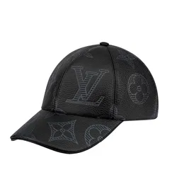 Mũ Louis Vuitton LV Monogram Shadow Cap MP2879 Màu Đen Size M
